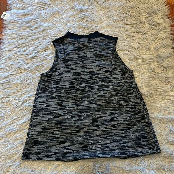 Anthropologie Sundays in‎ Brooklyn black and gray polyester stretch tank top - Picture 5 of 5